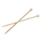 Новинка, Лидер продаж, спицы DoreenBeads из бамбука SP для вязания, натуральный крючок для ручного шитья, детский инструмент (США 6Великобритания 8), длина 15 см, 2 шт.