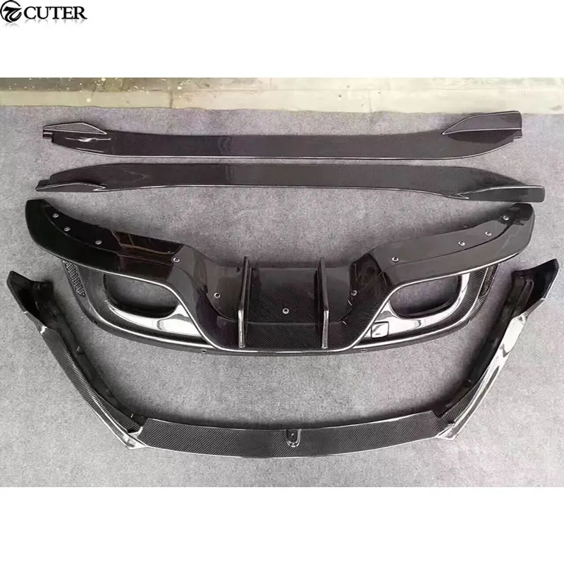 F TYPE комплекты для кузова автомобиля из углеродного волокна задняя боковая юбка с