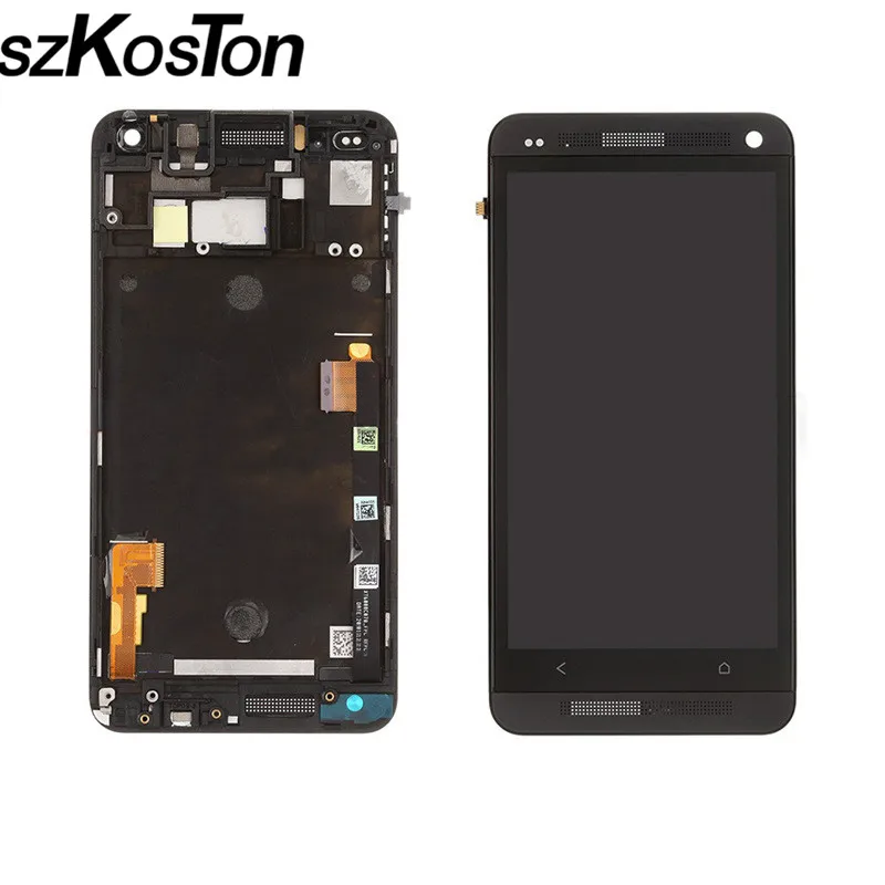 ЖК дисплей для HTC один m7 с Сенсорный экран планшета полный сборки + ободок Рамки