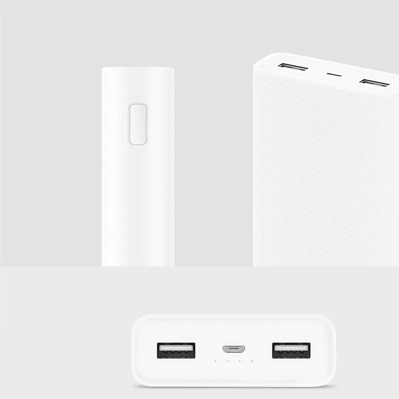 Оригинальный внешний аккумулятор Xiaomi 20000 мАч 2C быстрое зарядное устройство с