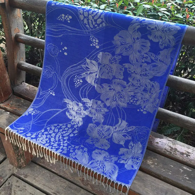 Старинные зимы женщин шарф хлопка теплый платки роковой | Аксессуары для одежды