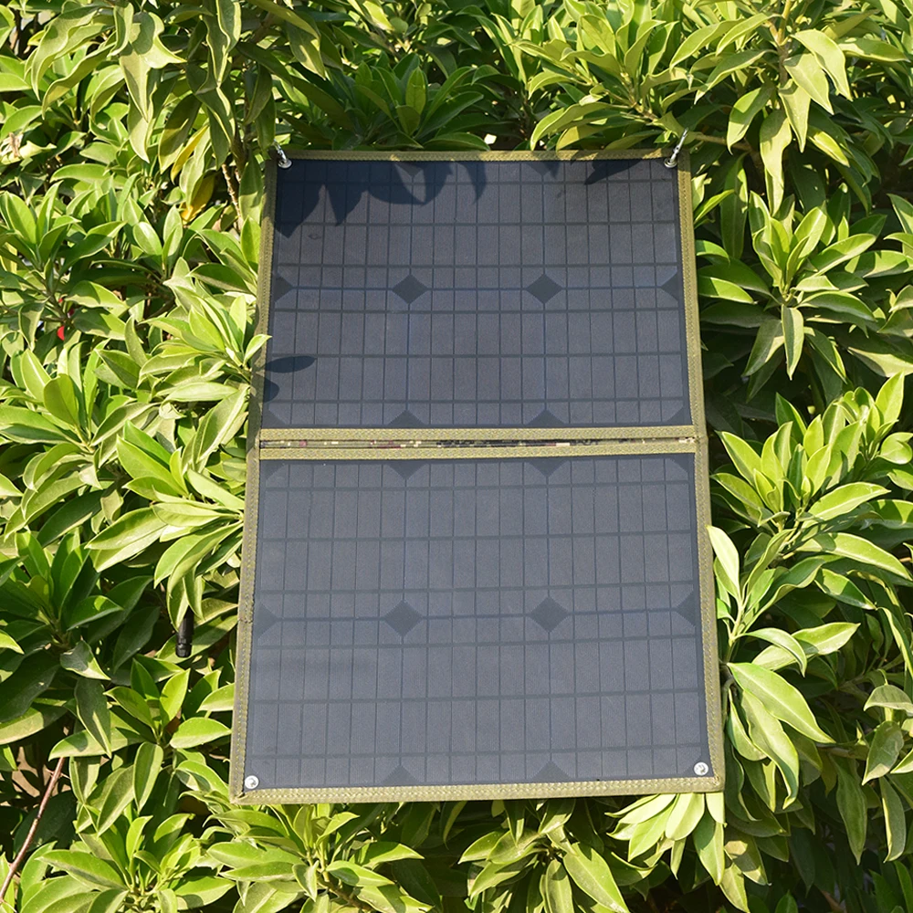 Xinpugaung Flexible Solar Panel 40W 18V Portable Foldable Charger Panels Battery for 12v Camping Hiking | Электроника