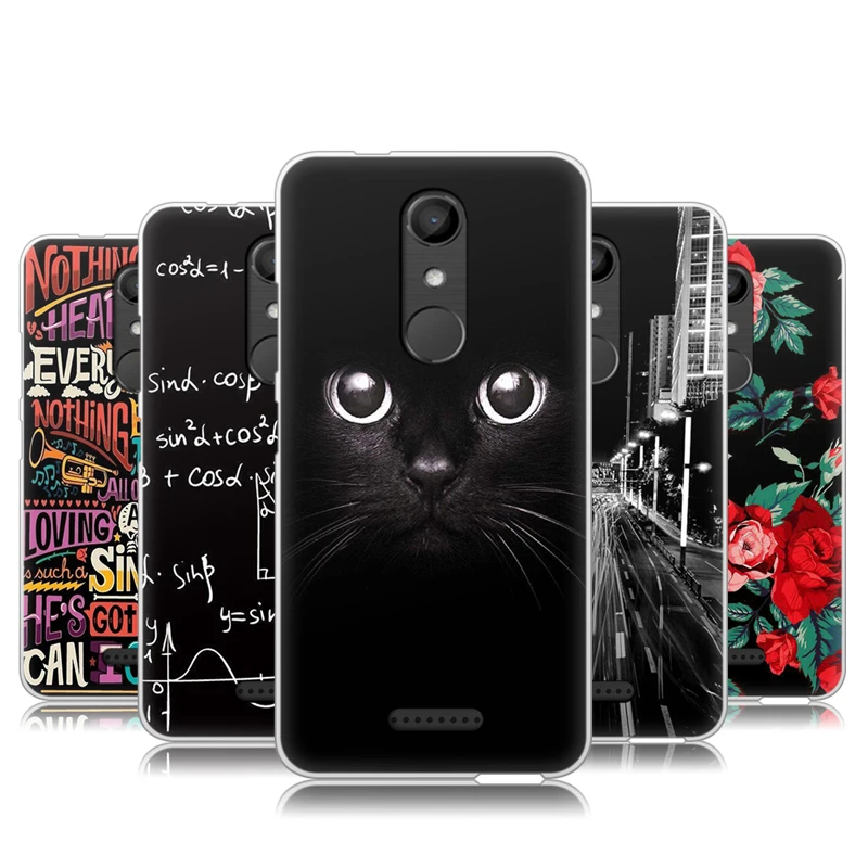 Женский чехол для Wiko Upulse Lite силиконовый с милым рисунком из мультфильма мягкая
