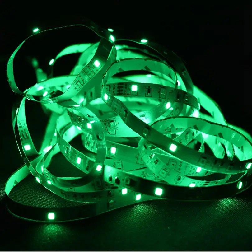 Лента светодиодная RGB SMD 2835 3528 300 12 В постоянного тока не водонепроницаемая | Лампы