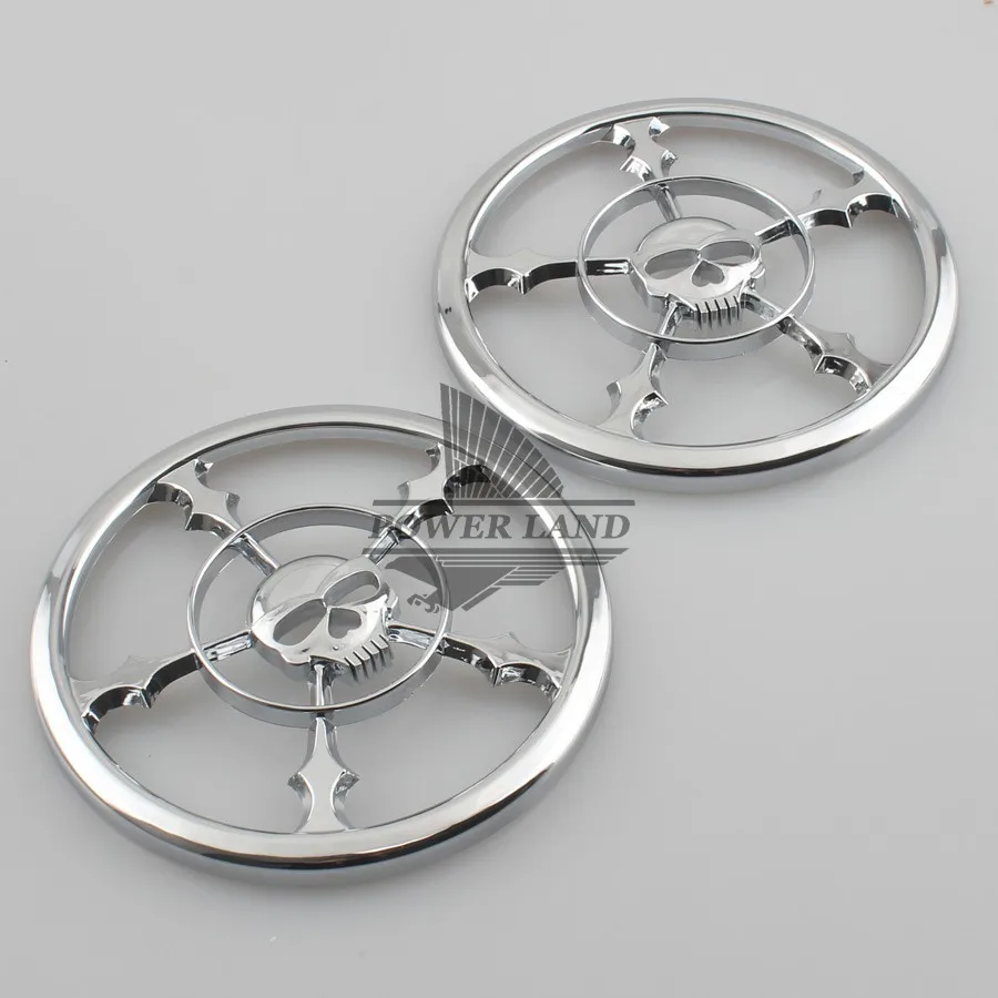 Чехол для Harley Touring FLH 1/2 2014 новый 2x хромированный 2017 дюйма|cover chrome|chrome trimchrome cover |
