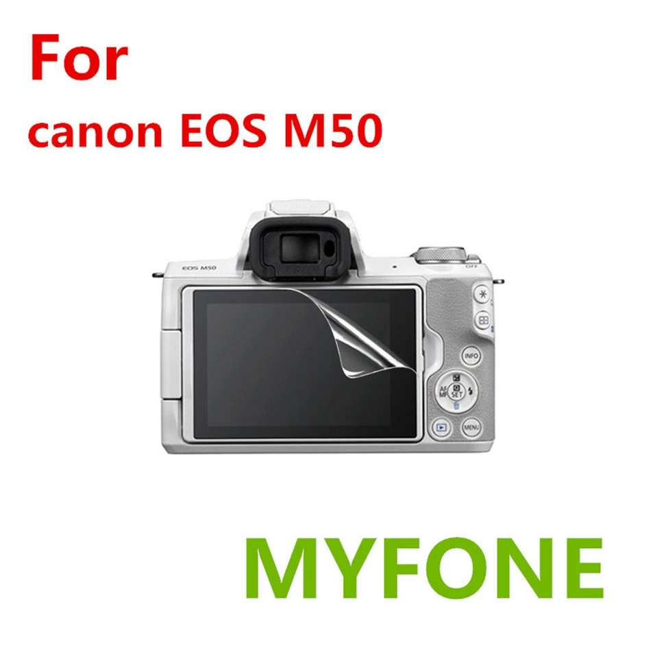 Для Canon EOS M50 Защитная пленка для экрана из закаленного стекла PET DSLR аксессуары для камеры высокое качество анти-отпечатков пальцев ультратонкий