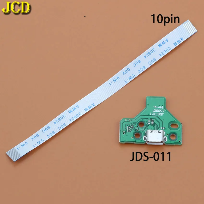 JCD для PS4 контроллер зарядка через usb Порты и разъёмы розетка Зарядное устройство доска с плоский гибкий кабель для JDS-001 JDS-011 JDS-030 JDS-040 JDS-055 - Цвет: JDS-011