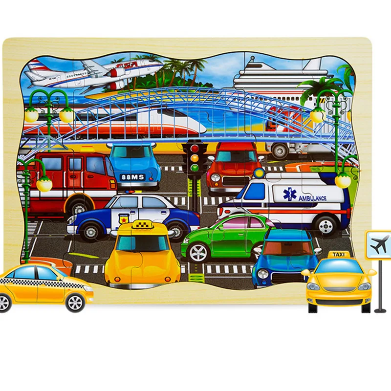 Обучающие игрушки для детей деревянные пазлы раннего образования|Пазлы| |