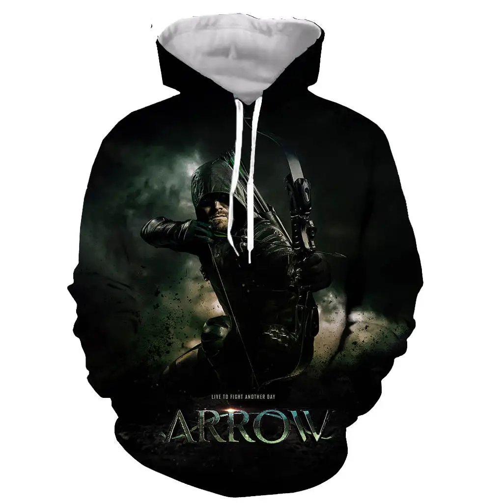 

Arrow 3D printed men women hooded hoodie fashion graphic hoodie casual streetwear pullover hoodie
