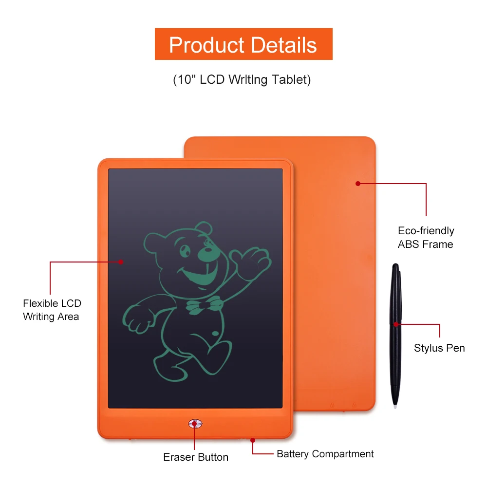 Портативный смарт планшет CHIPAL для рисования цифровой графический письма с ЖК