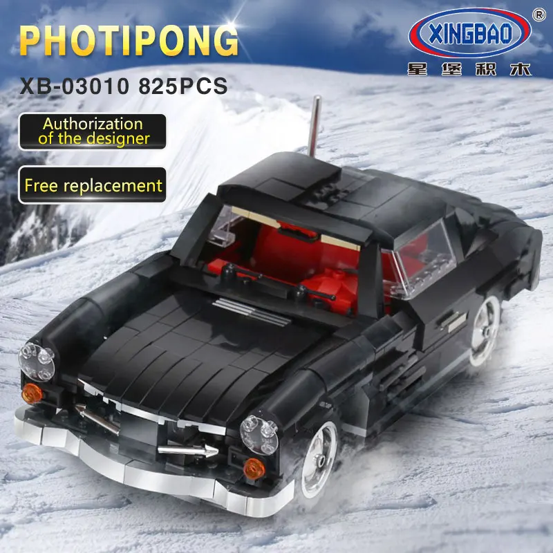 В наличии XINGBAO 03010 825 шт креативный MOC Technic Серия набор для автомобиля Photpong