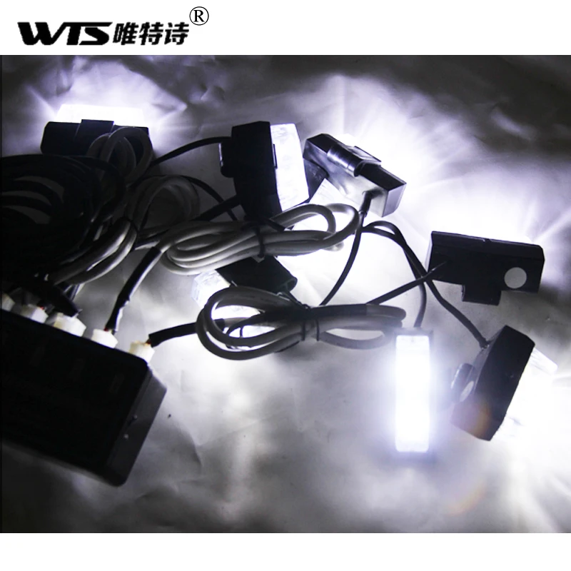 2x8 светодиодный/лот супер высокой мощности стробоскоп вспышка светодиодный