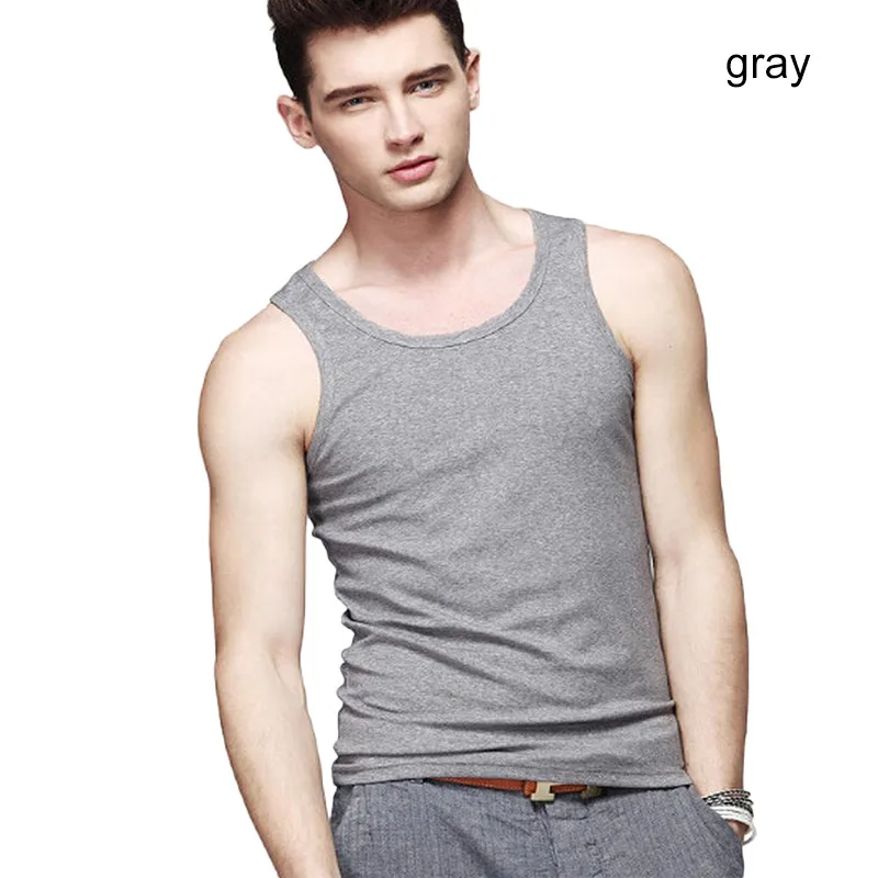 2019 мужской спортивный эластичный хлопковый топ без рукавов для мышц женская