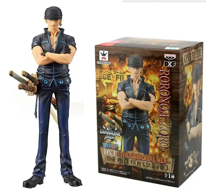 

16cm One piece Roronoa Zoro Action Figure PVC Collection Model toys brinquedos for christmas gift free shipping