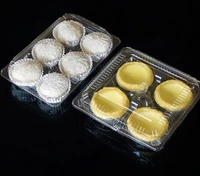 blister transparent cake mooncake boxes cupcake cookie egg tart packaging boxes hold 46 cakes sn1706