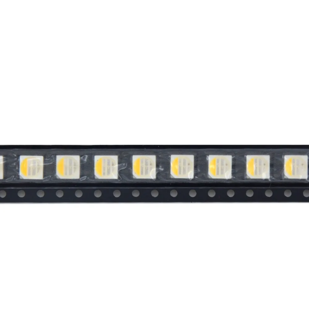 50 ~ 1000 шт. 5050 SMD светодиодные лампы RGBWW (RGB + теплый белый) для светодиодной