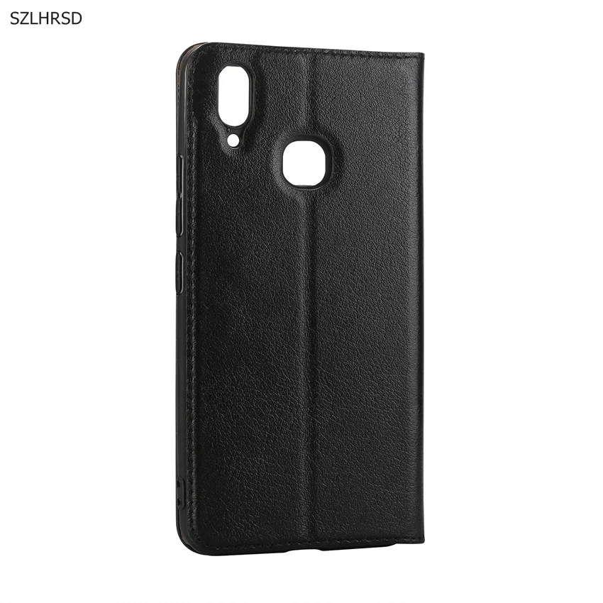 Новый Пояса из натуральной кожи чехол для Vivo X21 откидная крышка Роскошный Полная