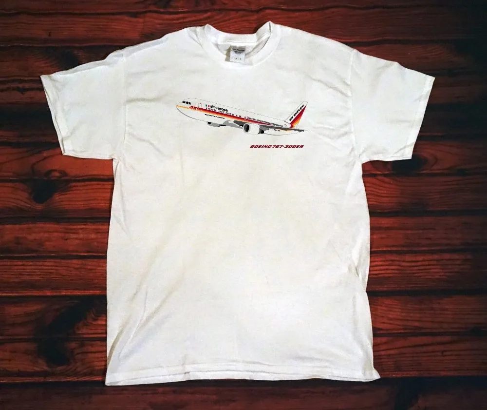 Air Europe Italy Boeing 767 300 Ретро футболка с логотипом размеры S M L Xl 2Xl футболки