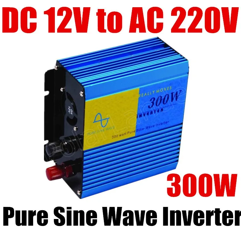 

best selling new arrival 50HZ 300W car Inverter DC 12V to AC 220V Power Inverter 300 Watt Pure Sine Wave car converter