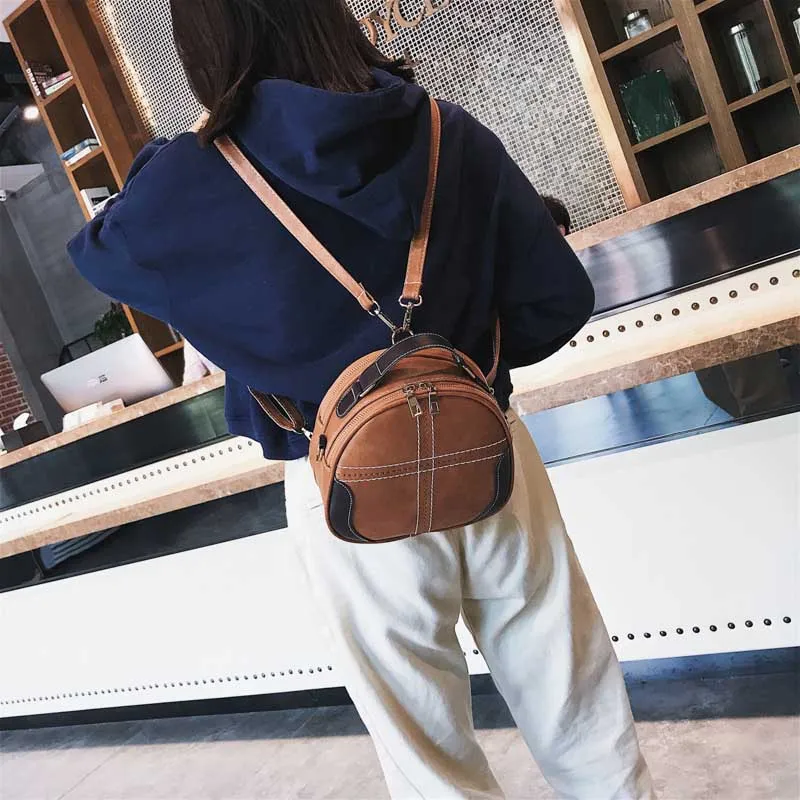 Women PU Leather Backpack Female Bag School Feminine Traveal Bags Small Backpacks for Girls DALFR | Багаж и сумки