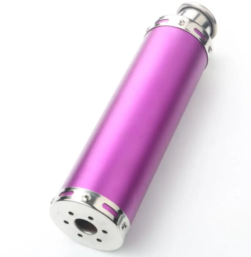 Purple exhaust pipe Гоночная выхлопная труба для KEEWAY Arn 50 Easy F-Act Flash Focus Goccia 50 Hacker Hurricane Matrix Pixel RX8 RY8 RY6 50c - Цвет: Purple exhaust pipe