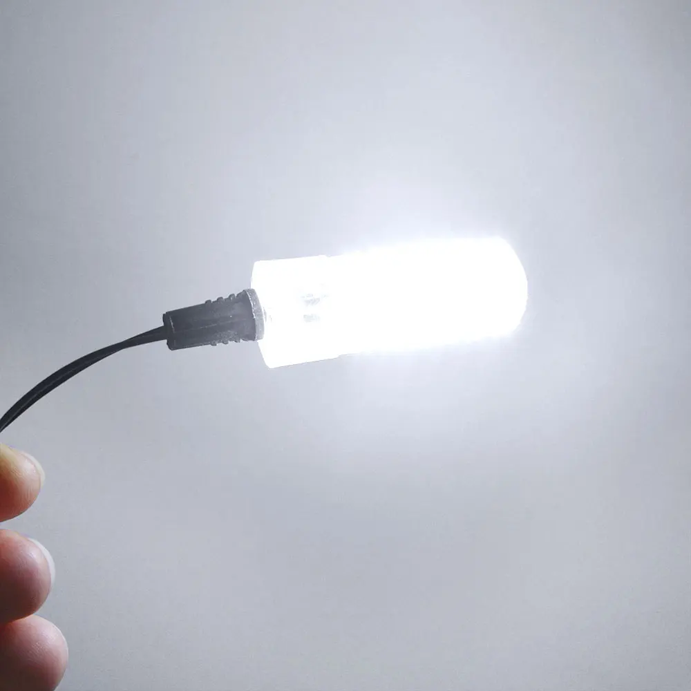 Светодиодная лампа SMD 3014 G4 1 шт. 3 Вт 5 6 12 в пост. Тока силиконовая для тела люстра