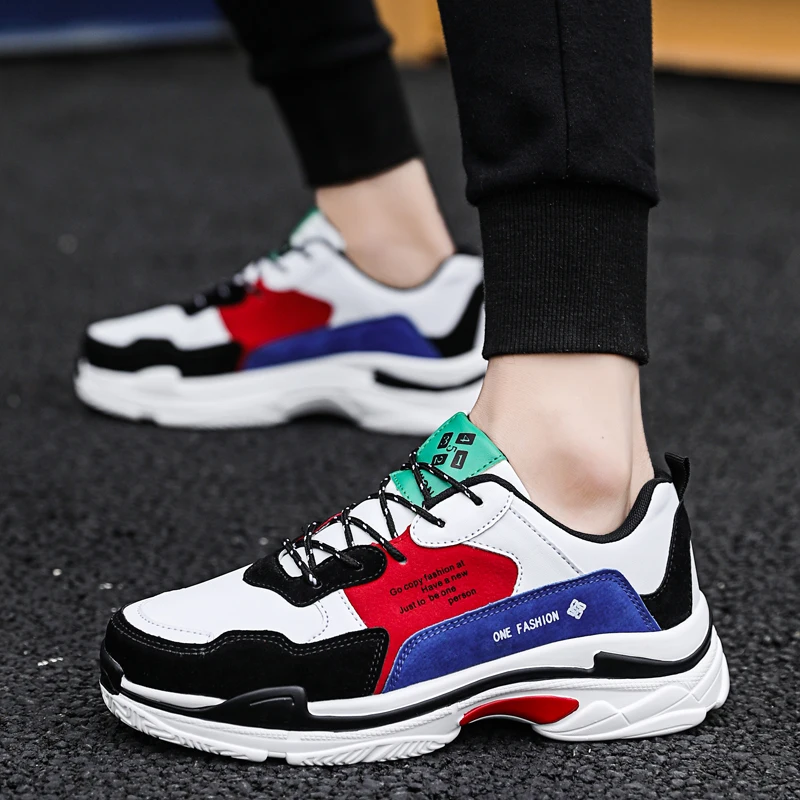 Мужская удобная повседневная обувь из сетчатого материала легкая Уличная на