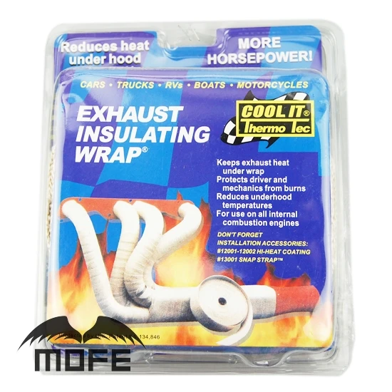 Выхлопная труба Mofe для автомобиля выхлопная с турбоизоляцией обмотка трубы труб