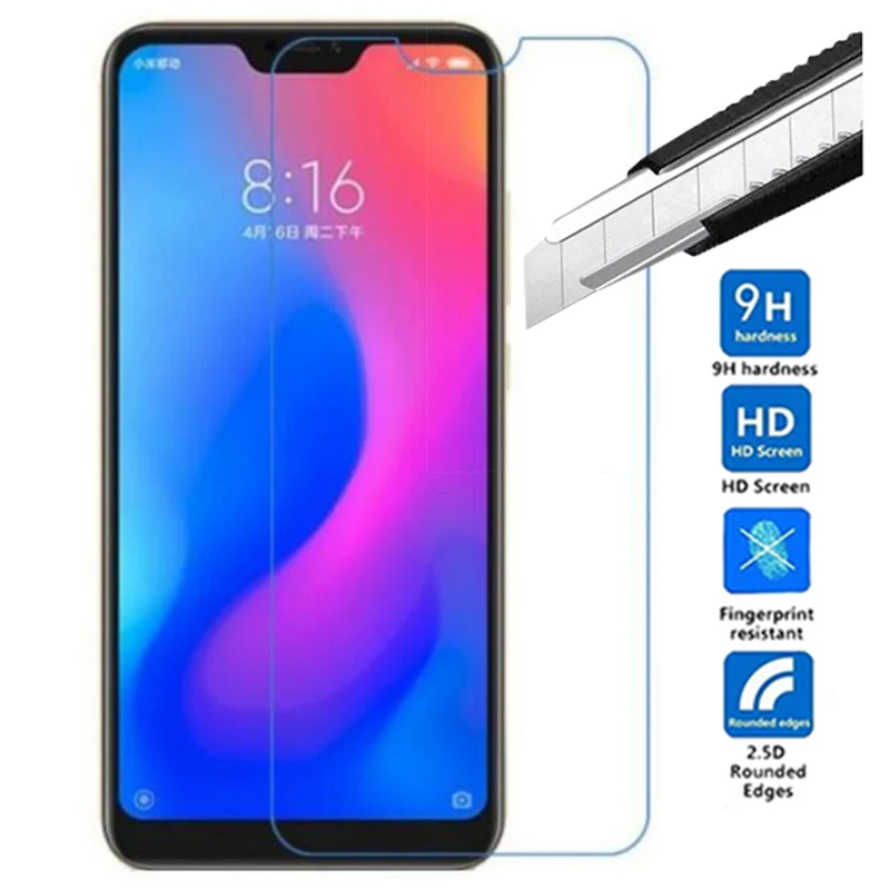 2 шт закаленное стекло для Xiaomi Mi A2 Взрывозащищенная защитная пленка Lite защита