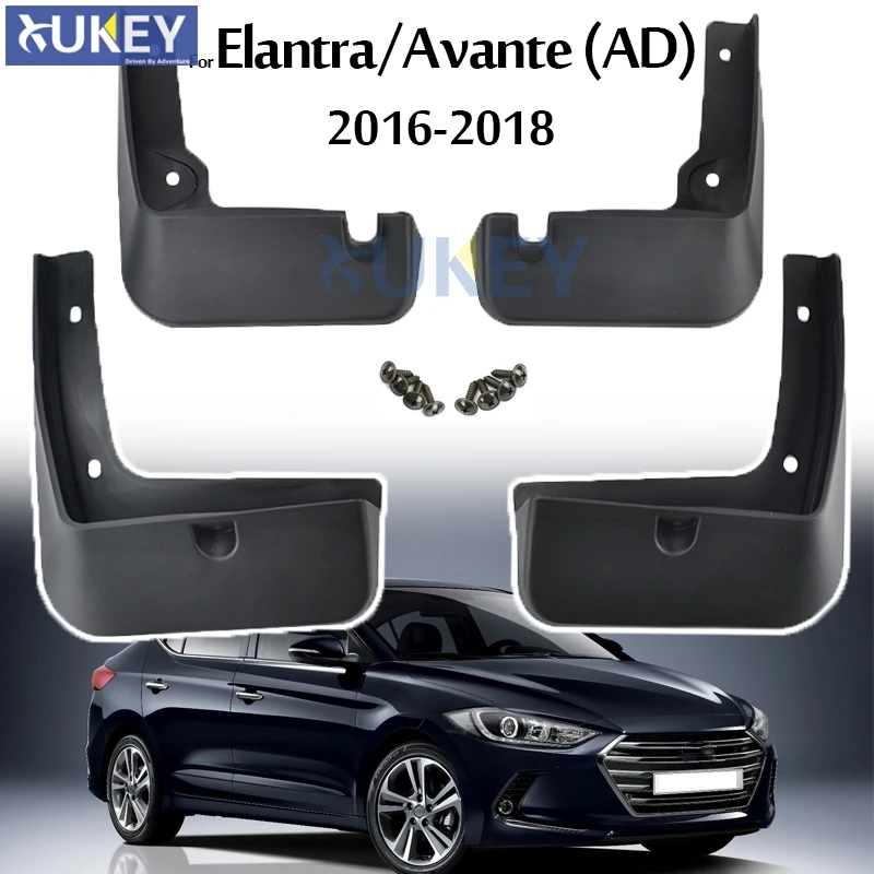 Брызговики для Hyundai Elantra Avante AD 2016 2017 2018 седан брызговики Стайлинг автомобиля|flaps