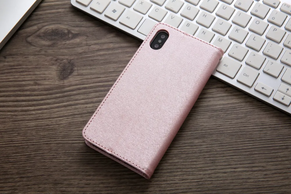 Шелковый кожаный чехол-книжка для iphone X XS Max XR, чехол-кошелек со слотом для карт, чехол-подставка для apple iphone xs max, чехол-подставка