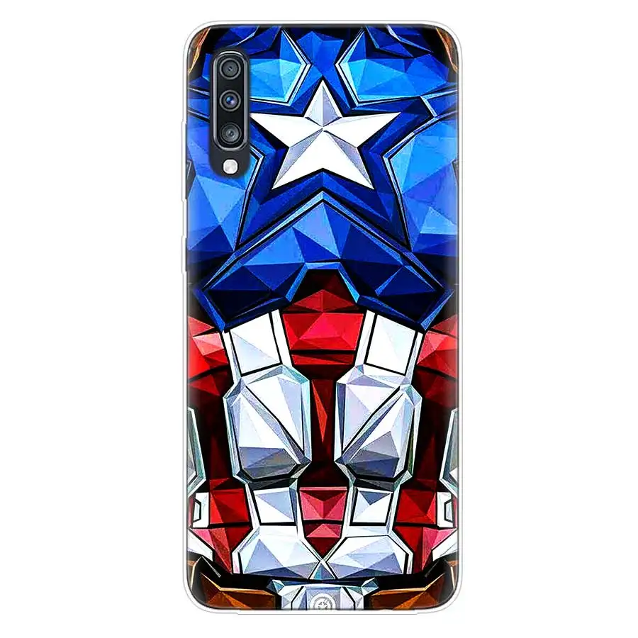 Marvel Comics Soft TPU Case For Samsung Galaxy S10 Plus S10E A70 A50 A30 M40 M30 M20 A60 A40 A20 A10 M10 A20E A80 Cover |