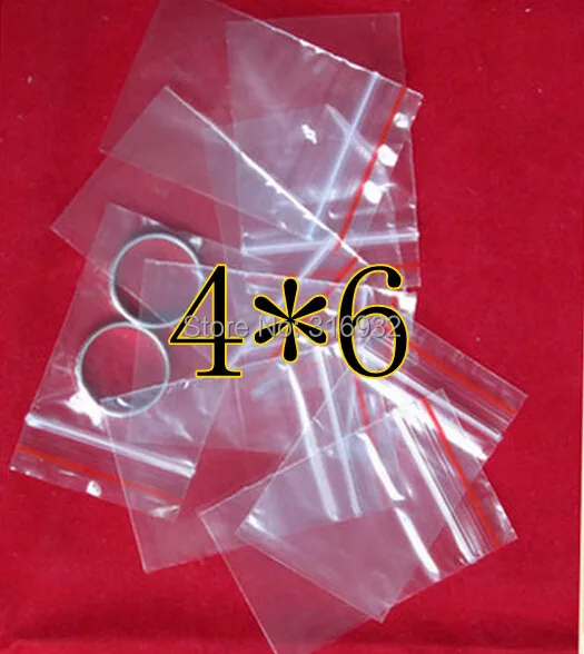 

Clear Self Sealing 4*6CM Zip Lock Plastic Bags Packaging Bags, 200PCS/LOT