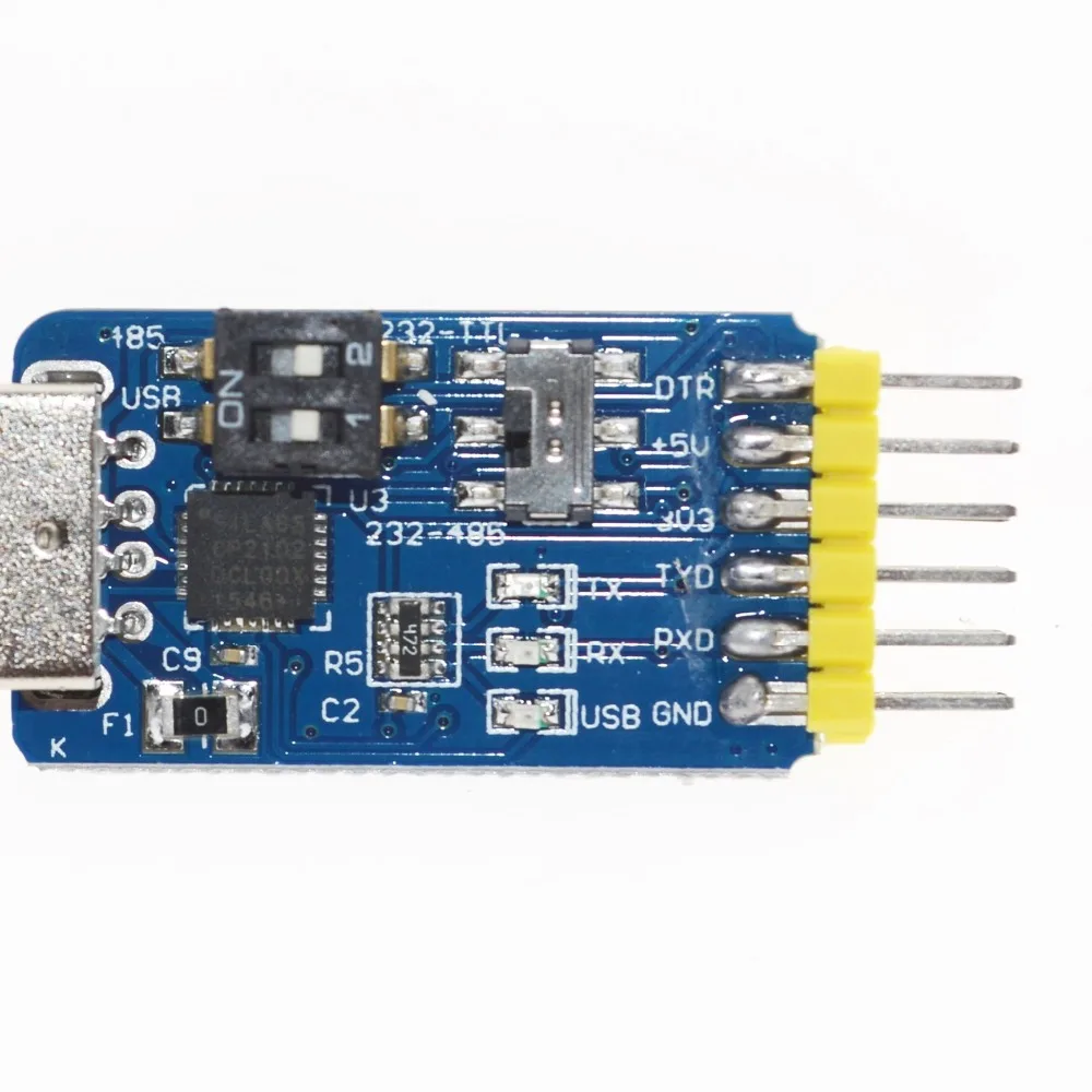 Многофункциональный серийный модуль 6 в 1 CP2102 USB для TTL 485 232 Huzhuan 3 В/5 В | Электронные