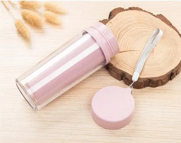 1 шт. двойными стенками Пшеница соломенная чашка которая всегда под рукой кофе