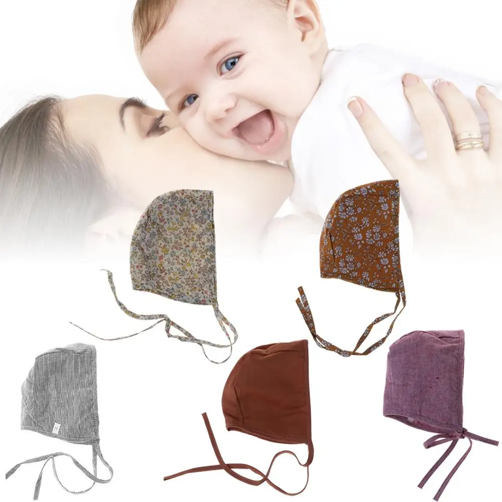 Детская шляпа с цветочным принтом ВИНТАЖНАЯ фотография для новорожденных