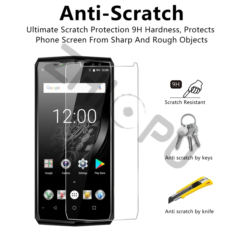 2.5D 0,26 мм 9H высококачественное закаленное стекло для OUKITEL K10 6,0 дюймов Защитная пленка для OUKITEL K10