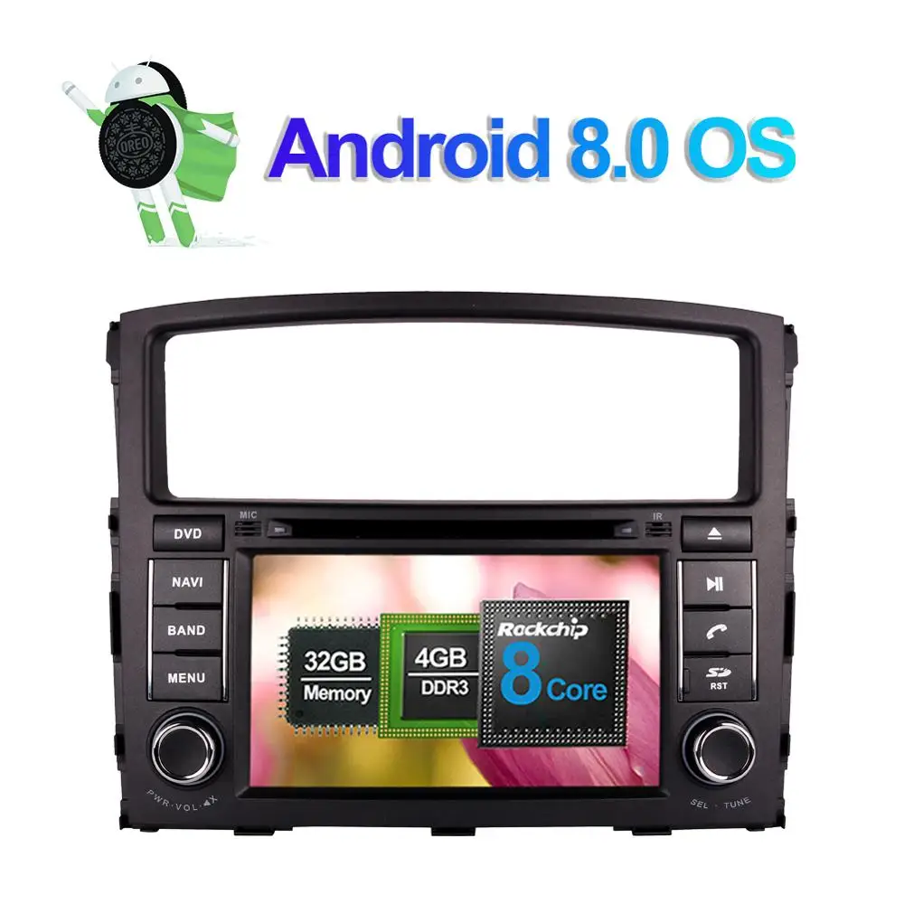 7-дюймовый Android 8 0 Восьмиядерный 4 Гб ОЗУ автомобильный радиоприемник стерео