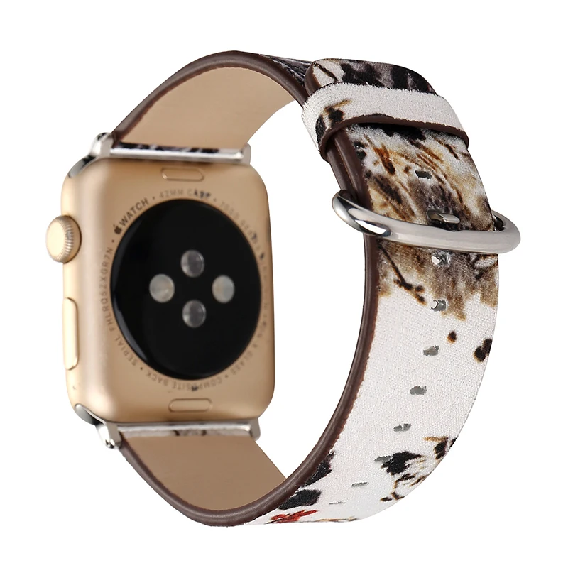 Ремешок из натуральной кожи для Apple Watch 38 42 мм|Ремешки часов| |