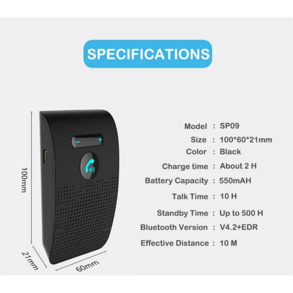Youchuangmei автомобильный Bluetooth HandsfreeKit беспроводной динамик телефон MP3 музыкальный