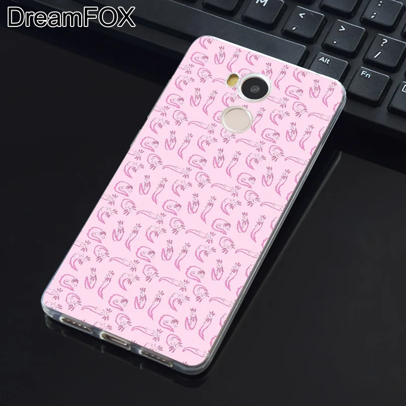 DREAMFOX K010 Adorable Axolotls Soft TPU Silicone Case Cover For Xiaomi Redmi Note 3 4 5 Plus 3S 4A 4X 5A Pro Global |
