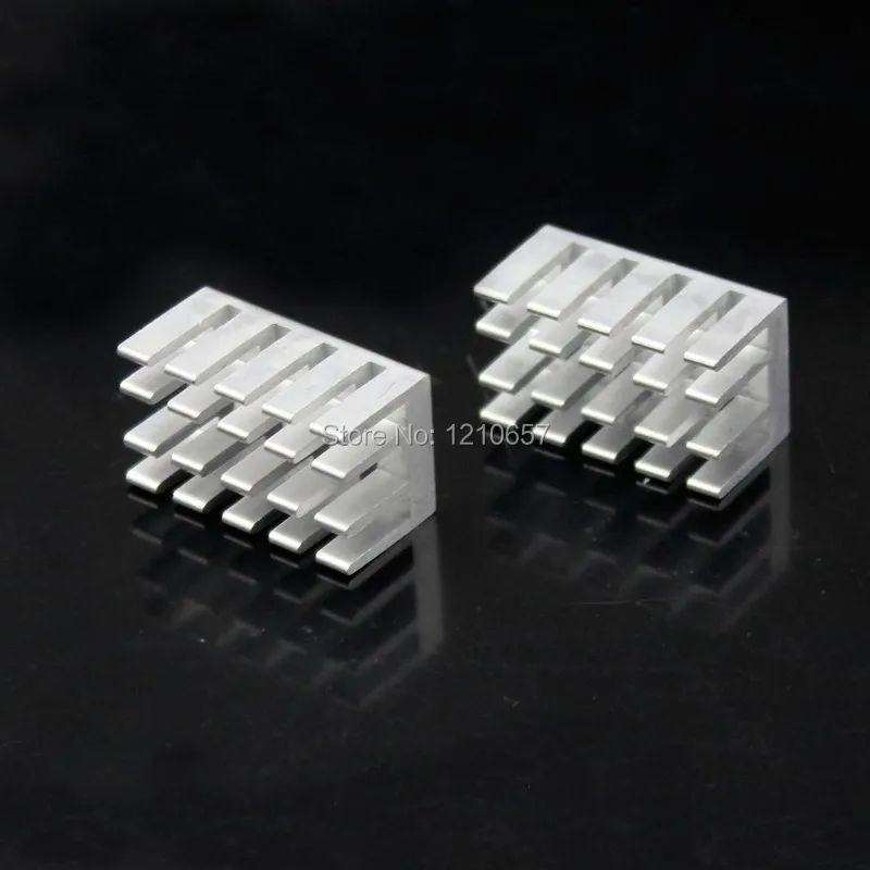 500 штук в партии алюминиевый радиатор кулер печатная плата охлаждающий плавник