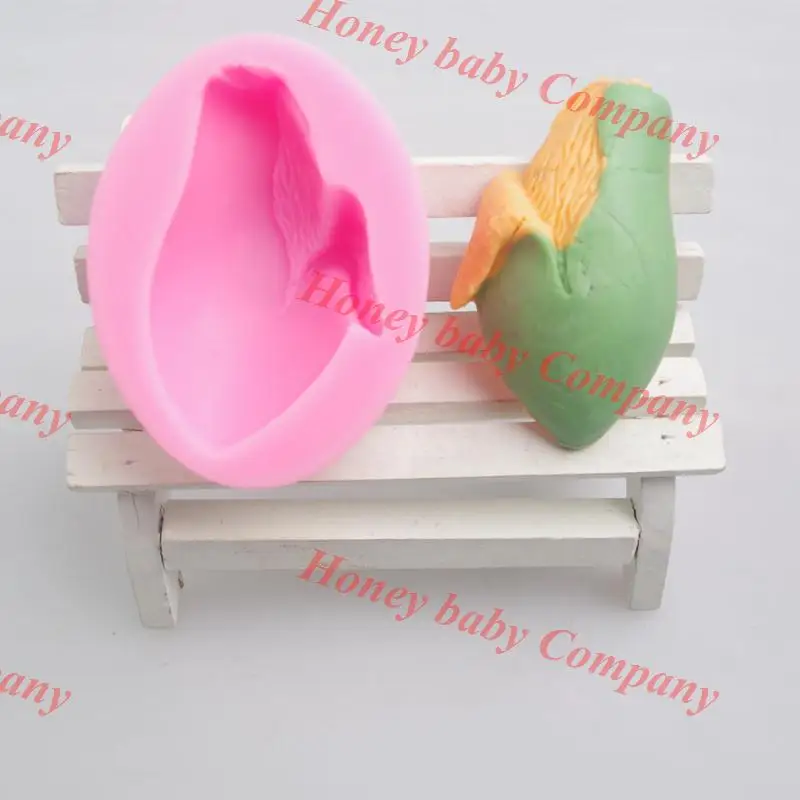 Новое прибытие Зеленый манго Фрукты Силиконовые формы помадка торт плесень