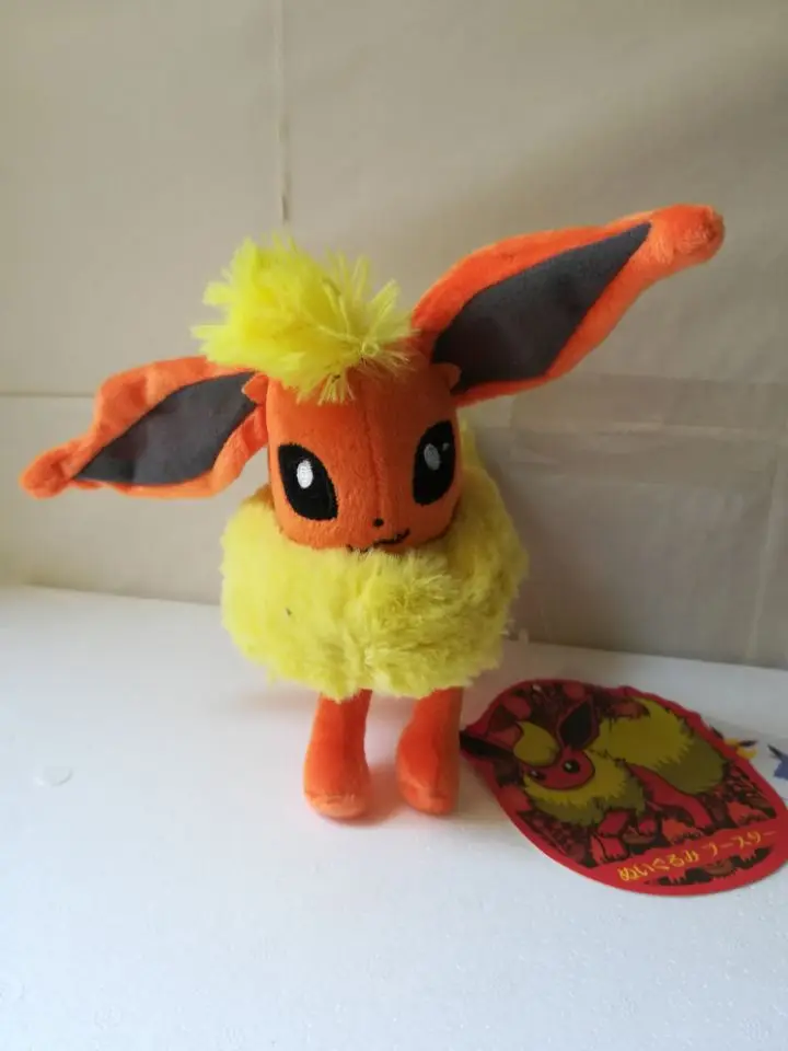 Около 20 см аниме фигурка Flareon плюшевая игрушка мягкая кукла детская подарок на