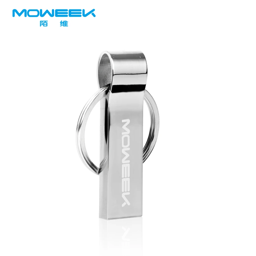 Moweek Водонепроницаемый USB Flash Drive 64 ГБ металлическая ручка привода реальная
