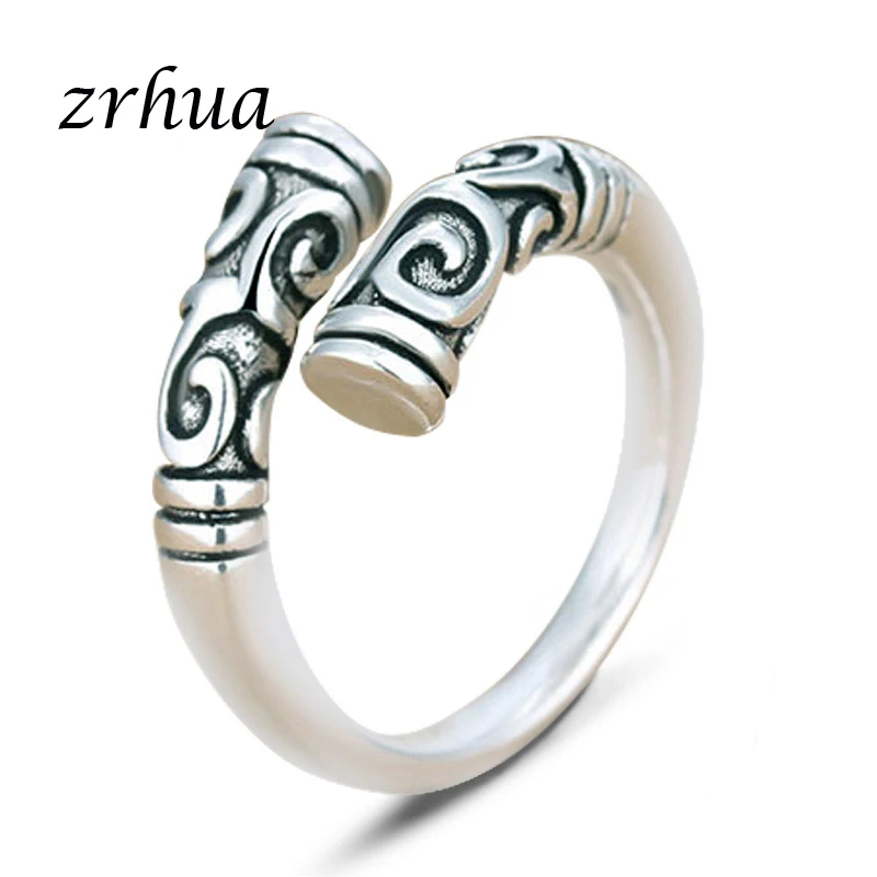 Высококачественные винтажные Свадебные обручальные кольца ZRHUA из стерлингового