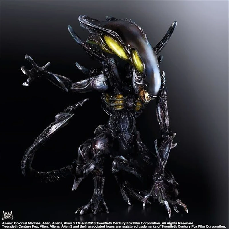 

Play Arts Kai Aliens Colonial Marines Alien Warrior No.2 Spitter PVC Action Figure Collectible Model Toys Doll Gift 25CM