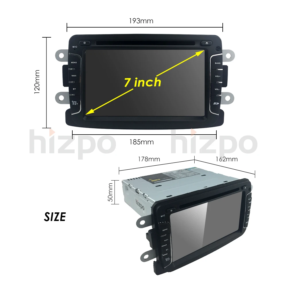 Android8.1 1DIN автомобильный DVD для RENAULT DUSTER LOGAN LADA XRAY SYMBOL DACIA Kaptur DOKKER Автомобильный gps