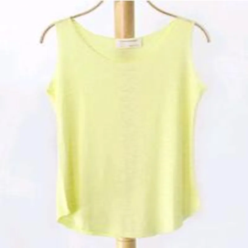 Женский Универсальный жилет из плотного хлопка Свободный Тонкий с воротником