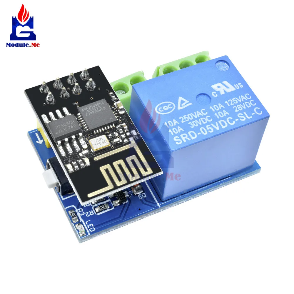 ESP-01 Relay Module ESP8266 5 в 1CH релейный модуль ESP-01/01 S wifi модуль для Arduino UNO R3 Mega2560 Nano Raspberry Pi умный дом Беспроводная релейная плата - Цвет: ESP-01 Relay Module